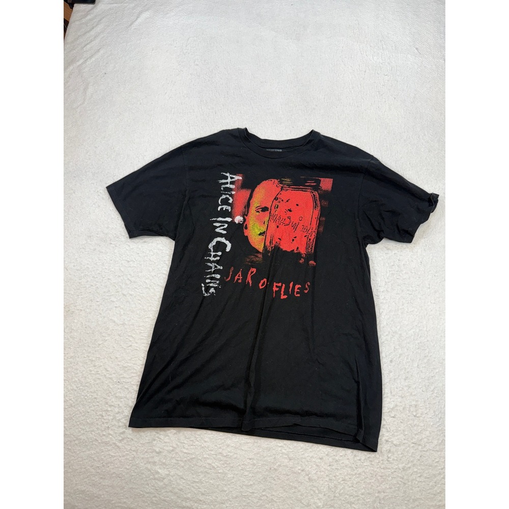 Alice In Chains Jar of Flies Graphic T-Shirt Black Mens Large American Classics
